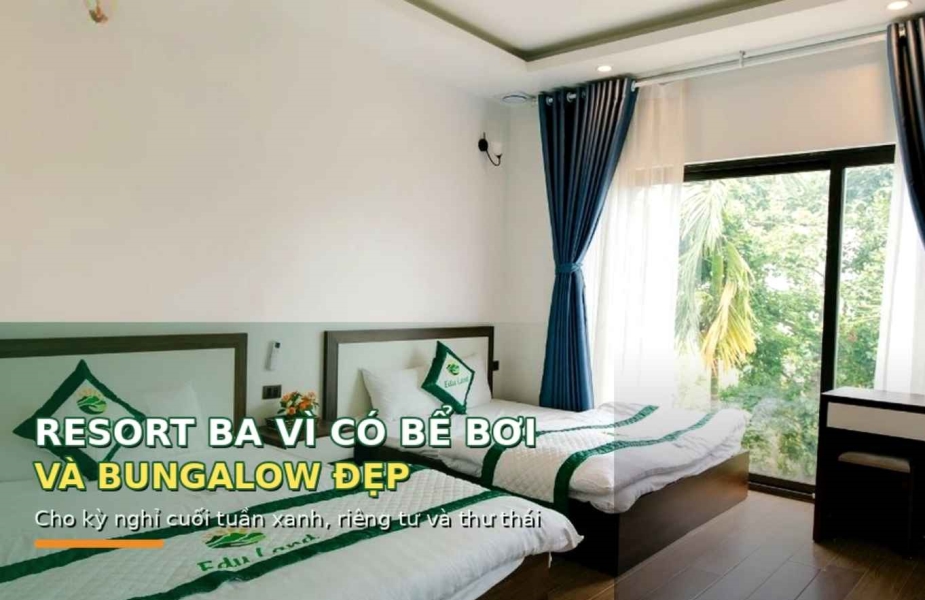 Ba Vi Resort With a Beautiful Bungalow and Pool for Your Weekend Getaway