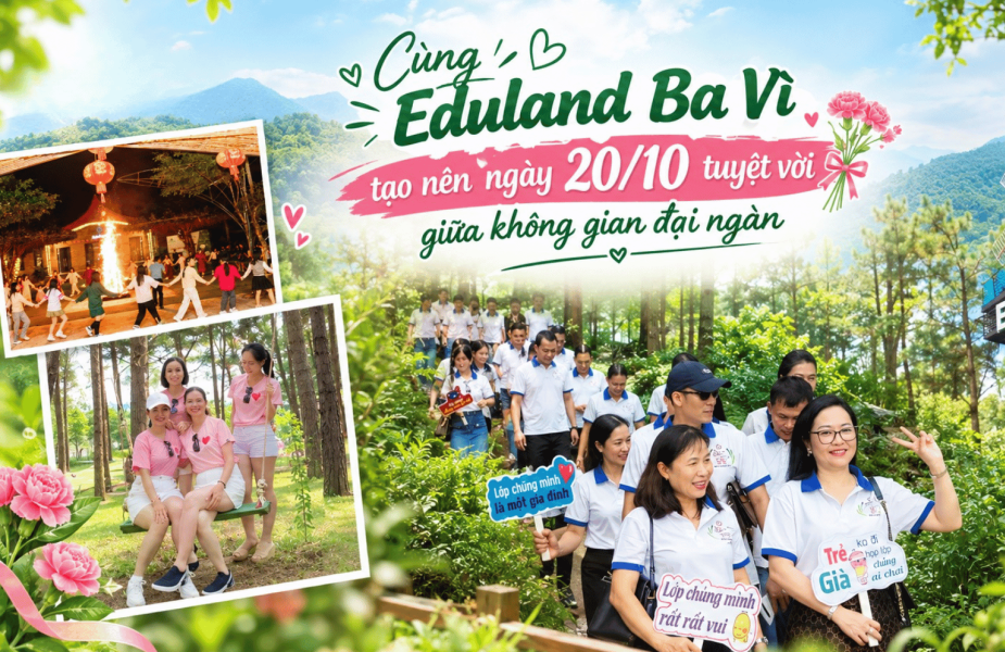 Celebrate Vietnam Women's Day October 20 at Eduland Ba Vi Resort — Green Space, Big Halls & Special Offers