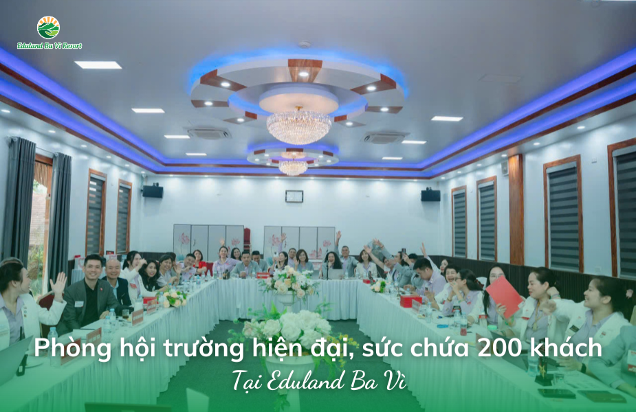 Review of the Modern, 200-Capacity Event Hall at Eduland Ba Vi