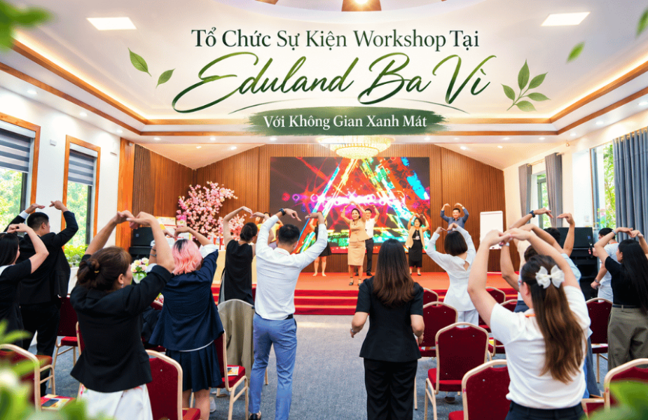  Tổ Chức Sự Kiện Workshop Tại Eduland Ba Vì Với Không Gian Xanh Mát