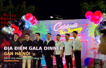 A Gala Dinner Venue Near Hanoi for Creative Businesses