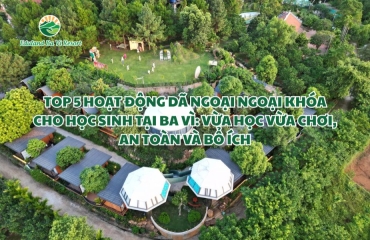 TOP 5 HOẠT ĐỘNG NGOẠI KHÓA CHO HỌC SINH TẠI BA VÌ - VỪA HỌC VỪA CHƠI, AN TOÀN VÀ BỔ ÍCH